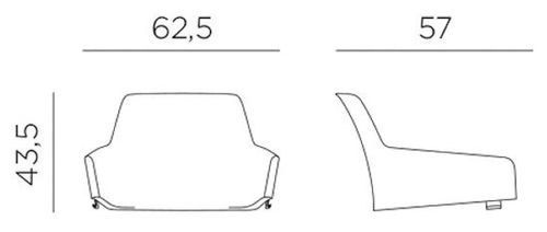 cumpără Scaun Nardi Saltea CUSCINO SHELL NET RELAX denim 36327.01.070 în Chișinău 