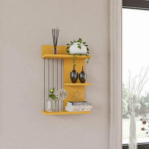 купить Полка декоративная Trendy Kinik-Galben 40x60x19cm (GTR005399) в Кишинёве 