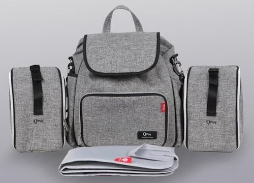 cumpără Geantă pentru mama Qplay MB-007 Light Grey în Chișinău 