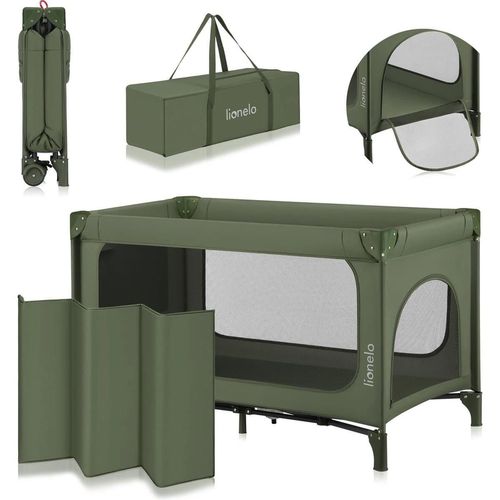 купить Манеж Lionelo Jasmin Easy Fold Green Olive в Кишинёве 