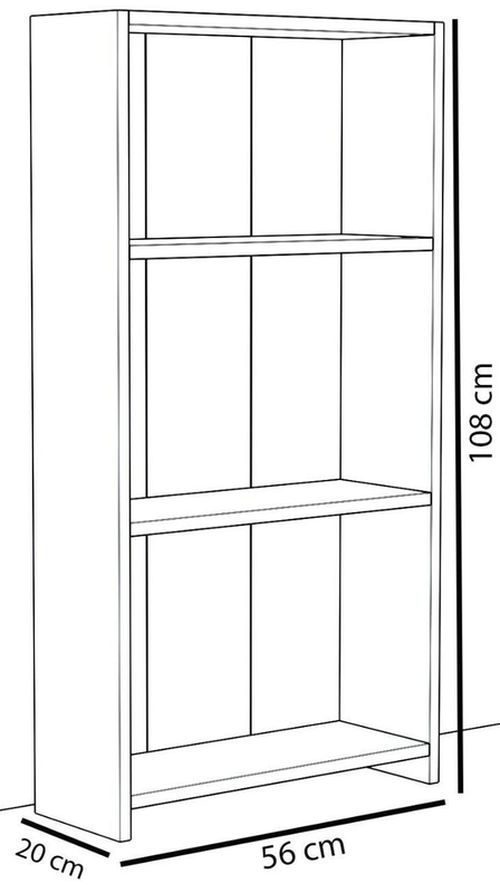купить Стеллаж Remaks 3 Shelf White в Кишинёве 