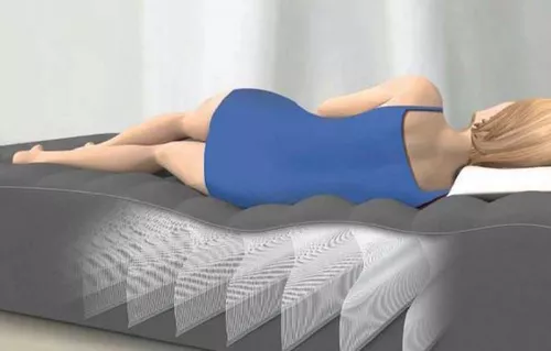 cumpără Saltea gonflabilă Intex 64418 VELUR 152x203x56cm cu pompa incorporata DELUXE în Chișinău 