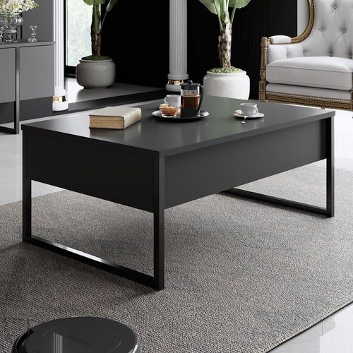купить Журнальный столик Hanah Home Luxe Anthracite Black в Кишинёве 