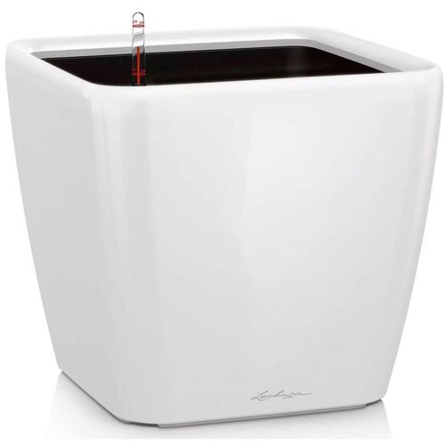 купить Цветочный горшок Lechuza Quadro Premium 43 LS, White в Кишинёве 