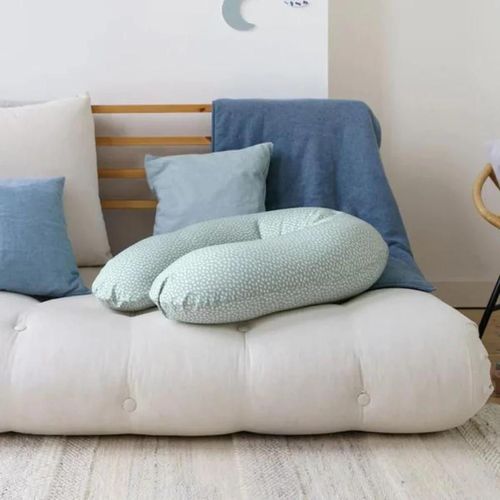 купить Подушка для мам Doomoo B60 Perna 3in1 Buddy Cloudy Kaki, bumbac organic в Кишинёве 