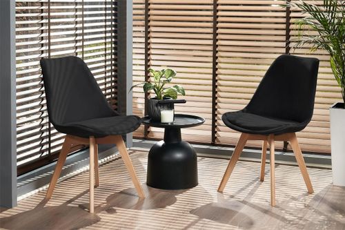 cumpără Scaun Jumi SD-333789 Bari, Negru în Chișinău 