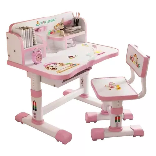 cumpără Set de mobilier pentru copii Richi 87074/2 Masa roz pentru studiu (87081) JCH202 în Chișinău 