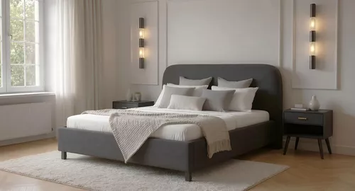 cumpără Pat Fabrik Home LUSH 1600 темно-серый în Chișinău 
