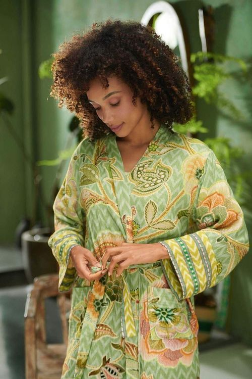 купить Домашний текстиль Pip Studio 51.510.825 Noa Kimono Hakuna Light Green XL Light Green в Кишинёве 