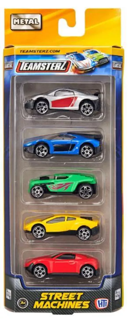 cumpără Mașină HTI 1417044 Set de 5 mașini Teamsterz Street Machines Die-Cast, în as. în Chișinău 