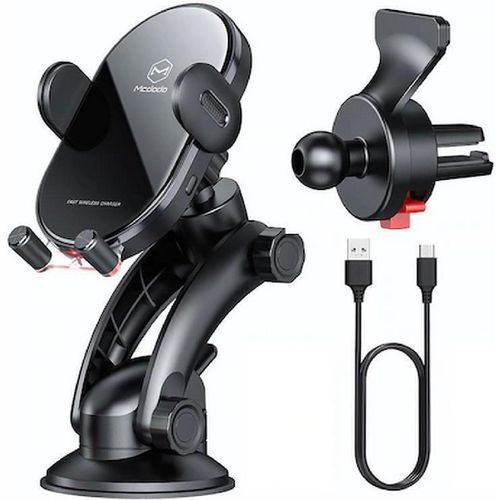 cumpără Încărcător wireless MCDODO CH-7620 Charger Car Mount Wireless 15W Space Series, Black în Chișinău 