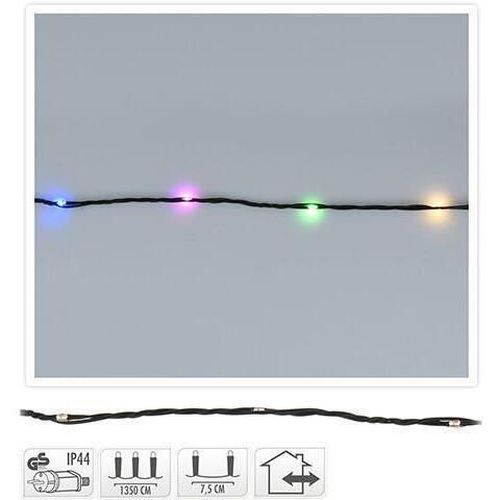 купить Гирлянда Promstore 45881 Огни новогодние Нить 180LED зел кабель, 13.5m, разноцв в Кишинёве 