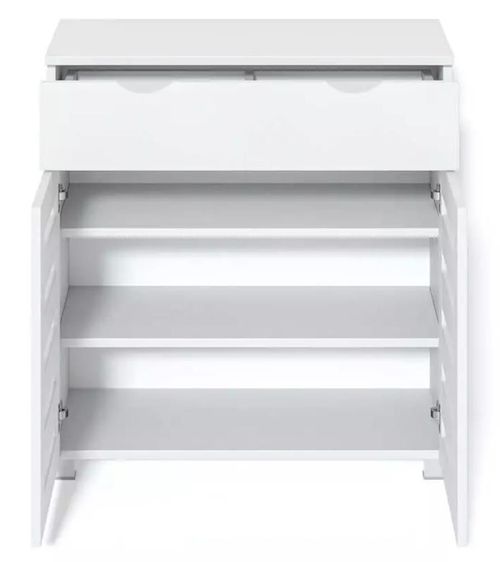 купить Полка для обуви Fabrik Home №11 Комод-обувница белый ясень в Кишинёве 