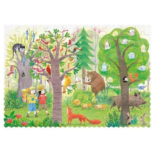 купить Игрушка Londji PZ553 Pocket Puzzle - Night&Day in the Forest в Кишинёве 