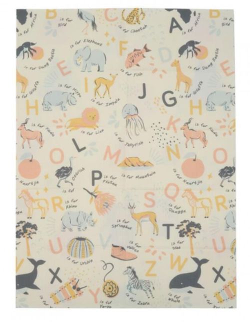 cumpără Covoraș de joacă U-Grow UG-F10120-2 Alfabet cu 2 fete din spumă, 180x120x1cm în Chișinău 