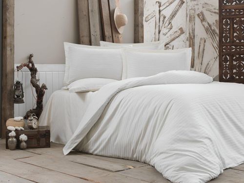 cumpără Textile de casă Cottony SLPSL Stripe Satin Ivory Nr2: Euro în Chișinău 