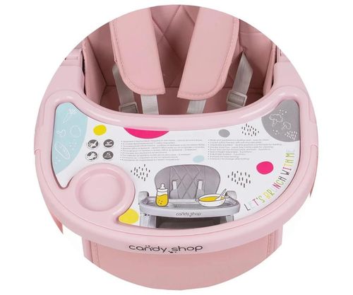 купить Стульчик для кормления Chipolino STHCS02403FL CANDY SHOP flamingo в Кишинёве 