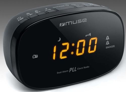 купить Часы-будильник MUSE M-150 CR BLACK в Кишинёве 