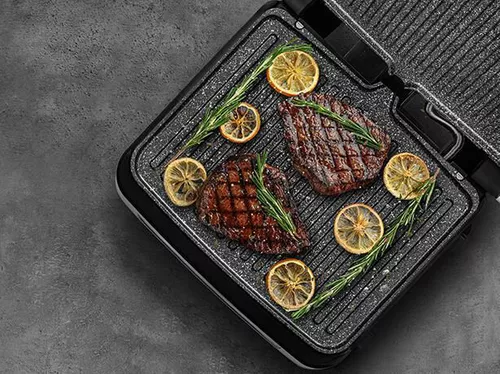 купить Гриль-барбекю электрический Zeegma Grill Chef 2.0 Silver в Кишинёве 