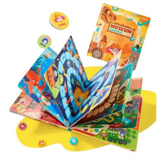 купить Настольная игра Mideer MD3360 Carte cu jocuri Aventuri la muzeu, 6 în 1 в Кишинёве 