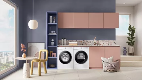 купить Стиральная и сушильная машины Samsung WW11DG6B25LEU4 + DV90T6240LE/S7 в Кишинёве 