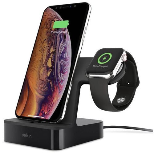 cumpără Încărcător wireless Belkin F8J237VFBLK POWERHOUSE DOCK FOR APPLE WATCH/iPHONE în Chișinău 