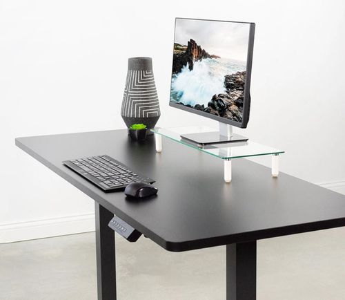 купить Офисный стол Kulik System E-TABLE UNIVERSAL Black/Black в Кишинёве 