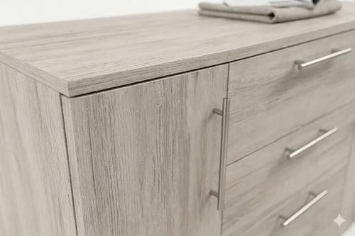 купить Комод Mashtab 10968 Madrid 3 sertare (1200x430x800) Santorini в Кишинёве 