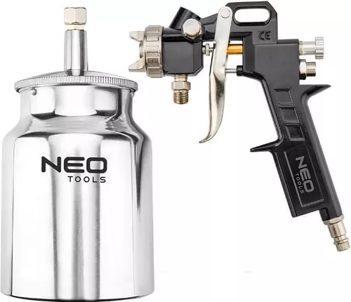 купить Пневмопистолет Neo Tools 52723 верхний бак 1,4 мм 0,5 л 3,5 бар в Кишинёве 