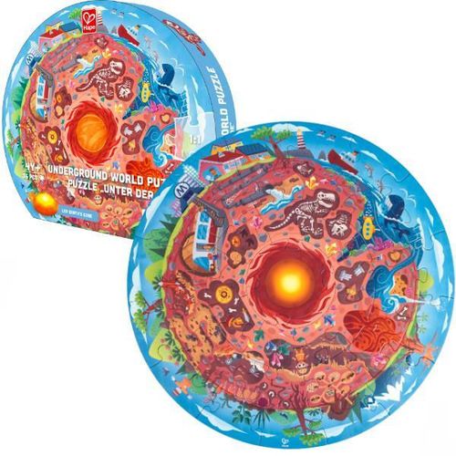 cumpără Puzzle Hape E1637 Puzzle rotund Sub pămînt 36 elem. în Chișinău 