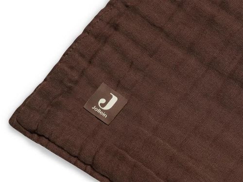 купить Детское постельное белье Jollein 523-511-66043 Paturica Wrinkled Cotton Chestnut, 75x100cm в Кишинёве 