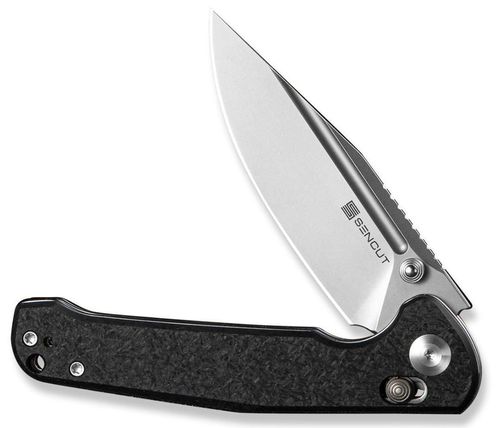 купить Нож походный Sencut S25046-2 Glenspar, G10 Shredded negru, Crossbar Lock в Кишинёве 