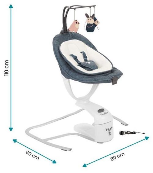 cumpără Leagăn pentru bebeluși Babymoov A055019 Leagan Swoon Motion Petal în Chișinău 