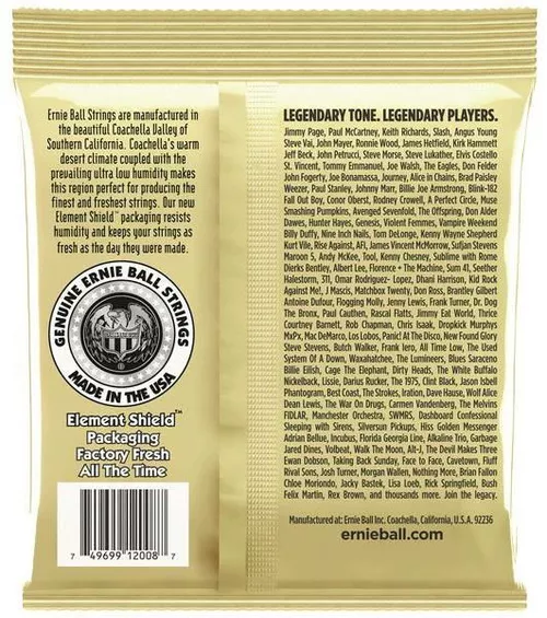 cumpără Coarda pentru instrument muzical Ernie Ball 2008 Earthwood Bronze - Corzi Chitară Acustică în Chișinău 