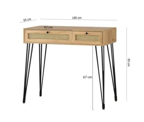 cumpără Masă de birou Trendy Sahra, 105x79x55cm (GTR001060) în Chișinău 