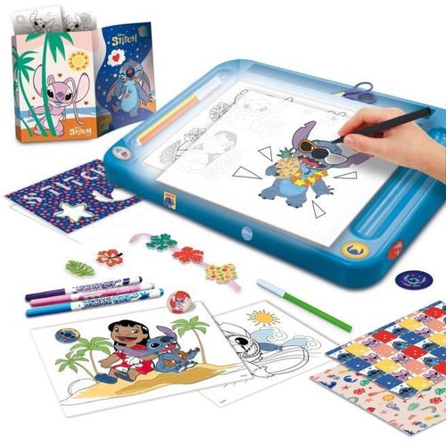 cumpără Set de creație Lisciani Giochi 60757 Tabla pentru desen cu lumina Stitch în Chișinău 
