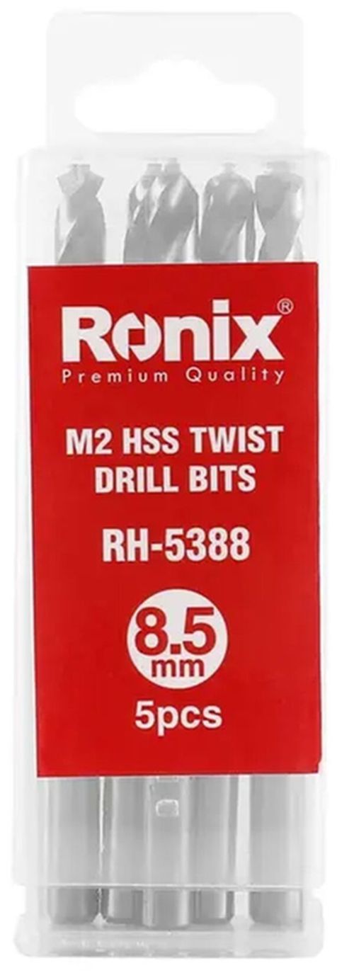 купить Сверло Ronix RH-5388 Set burghiu 8.5mm-M2 (5buc) в Кишинёве 