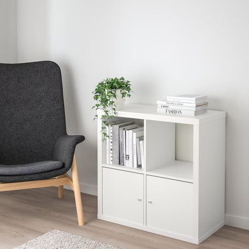 cumpără Etajeră Ikea Kallax с дверцами 77x77 White în Chișinău 