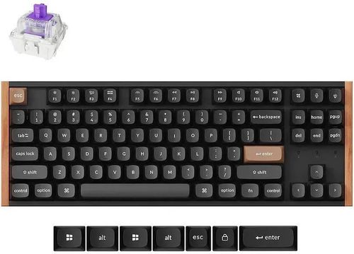 купить Клавиатура Keychron K8 HE QMK Wireless Magnetic Switch Custom Keyboard (K8H-F1) в Кишинёве 