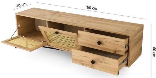 купить Тумба напольная для TV Trendy Hapsiyas-180, 180x60x40cm (GTR000265) в Кишинёве 