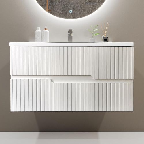 cumpără Dulap pentru lavoar Bayro Santos Allegro 1000 suspendat, alb mat în Chișinău 