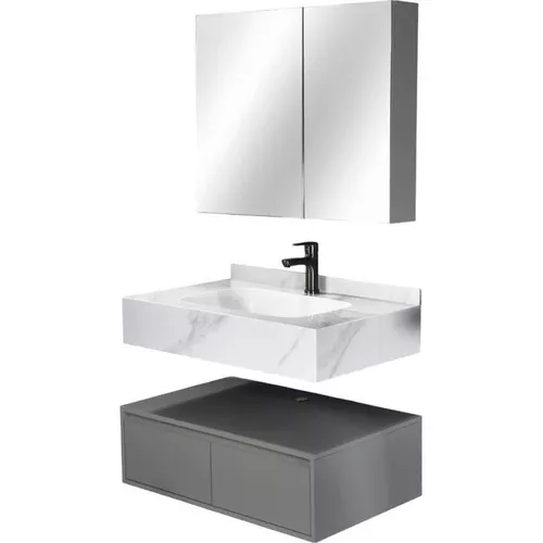 купить Шкаф под умывальник SanDonna Set 1016G (80cm) piatra sinterizata в Кишинёве 