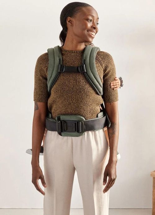 купить Кенгуру BabyBjorn 088047E1 Harmony, 3D Mesh, Dark Green в Кишинёве 