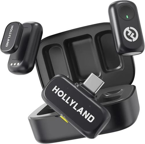 cumpără Microfon Hollyland LARK A1 DUO USB-C (Black) în Chișinău 