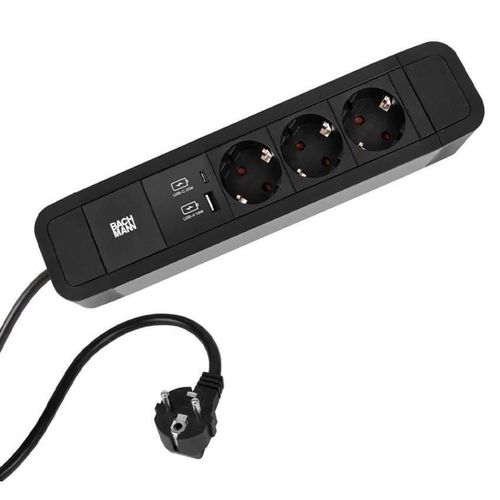 купить Удлинитель электрический BACHMANN 350.008 PRIMO 2 3xCEE7/3 2m в Кишинёве 