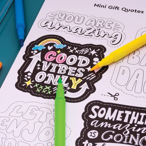 купить Набор для творчества As Kids 1038-11041 Happi Hobbi Art Journal Neon Markers в Кишинёве 