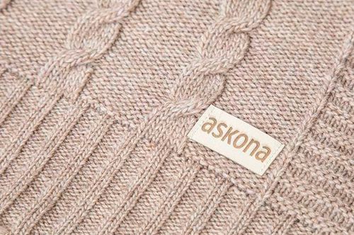 cumpără Textile de casă Askona Плед вязанный (квадрат) 130x170,лен în Chișinău 