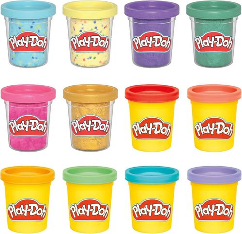 купить Набор для творчества Play-Doh G0149 HAS PD Celebration compound pack, 12pcs в Кишинёве 