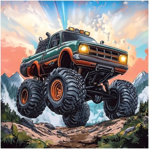 cumpără Puzzle Три Совы RL376368 "Masina la munte", 64 elemente în Chișinău 