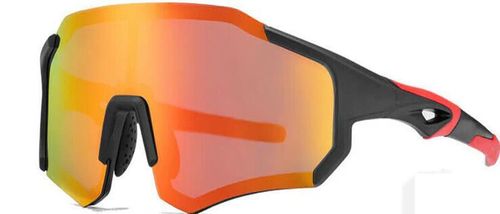 cumpără Ochelari de protecție Rockbros 10182 Ochelari de soare pentru ciclism polarizati, Negru/Rosu în Chișinău 